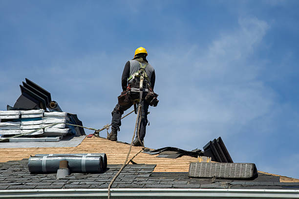 Professional Roof Replacement technician working in Stovall, NC